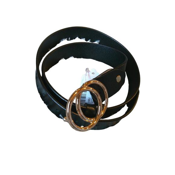 Talleffort Women's Genuine Leather Belt with Double OO  Emblem Size Small - New - Picture 5 of 10